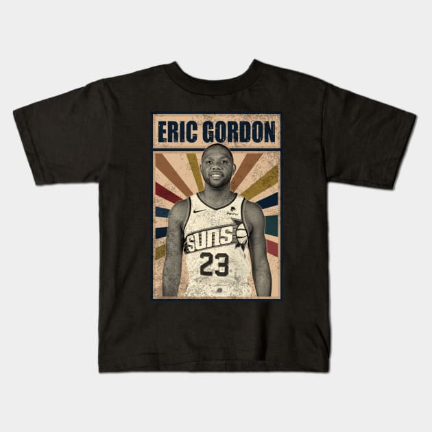 Phoenix Suns Eric Gordon Kids T-Shirt by RobinaultCoils